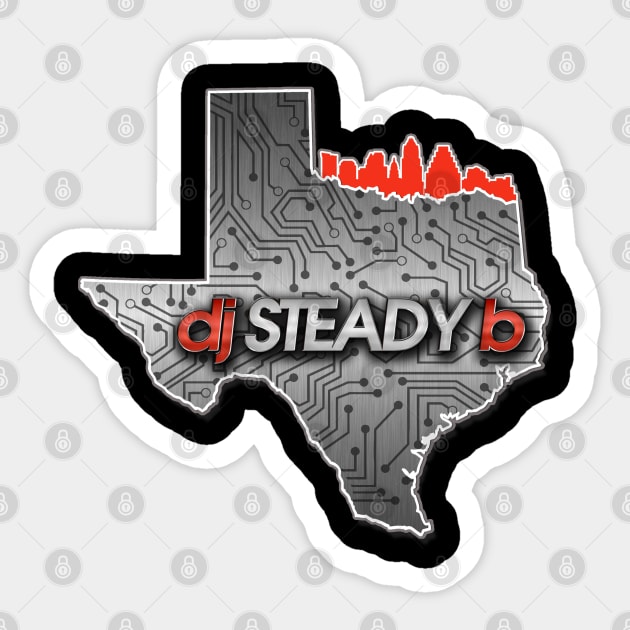 Steady B Circuitry Sticker by AnalogJunkieStudio